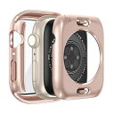 TEMEDO 対応 アップルウォッチ カバー Series SE2/SE/6/5/4 Apple Watch ケース 防水 2 in 1 前後の保護 PC素材 Apple Watch カバー ガラスフィルム 一体型 アップルウォッチ ケース 全面保護 高耐久 高透