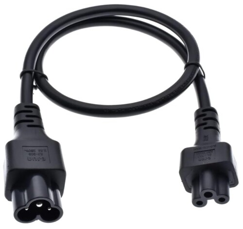 CYD 電源ケーブル c5to C6 2.5A-250V 0.6M C6 - C5 延長ケーブル PDU UPS UL規格認定 純銅芯 軽量 多重..