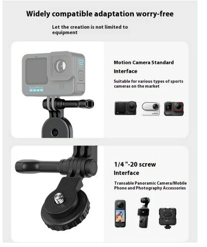 Osmo Pocket 3 2 1 拡張アダプター 磁気マウント Insta360 Go Ultra/OSMO 360/Insta360 X5/X4/X3/X2/Osmo Action 5 Pro/4 3/GoPro Heroシリーズ 対応 アルミニウム磁気マウントベースデスクトップスタビライザー旅行