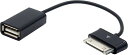 オーディオファン Galaxy用 OTGケーブル 30pin オス - USB タイプA メス 30ピンDock端子搭載 SAMSUNG Galaxy SC-0...