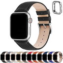 アップルウォッチ バンド 38mm 40mm 41mm コンパチブルApple Watch バンド レザー アップルウォッチベルト 本革 柔らかい 保護ケース付...