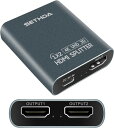HDMI 2.0 分配器 スプリッター 1入力2出力 2画面 同時出力 4k @60Hz hdr 3D 1080P PS5 PS4 PS4Pro Xbox BD Player Fire TV Stick対応 FD121