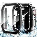 ELYBYYLE for Apple Watch ケース 40mm 44mm 防水ケース IP68完全防水 バンド 水泳・スポーツ専用 ガラスフィルム 一体型 apple watch 用 カバー アップルウォッチ ケース 全面保護 耐久性 傷防止 Apple Wa