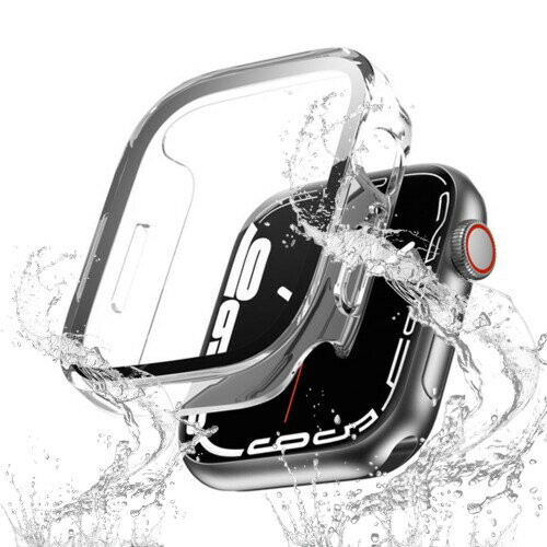 TOORQR 対応 Apple Watch ケース アップルウォッチ カバー Series SE2/SE/6/5/4 44mm 防水・防塵 Apple Watch カバー 3D直角エッジデザイン 日本旭硝子材 PC素材 軽量 指紋防止 傷防止 装着簡単(Series SE2/SE/6