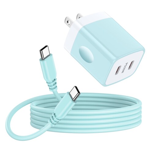 急速充電器 Type-C充電器 タイプc充電器 2ポート 25W/3A PD3.0/PPS対応 USB C-USB Cケーブル1本付き type c コンセント アンドロイド充電器 スマホ 充電器 iPhone 16充電 Galaxy充電器 60W pdケーブル iPhone16