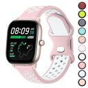 (Vancle) 20mm バンド for Amazfit GTS4 Mini ベルト/Amazfit GTS 4 交換用バンド/Amazfit Bip 3 / Amazfit GTS 3 / Amazfit GTS 2e, Bip U Pro/Bip 3 Pro バンド 交換ベルト 新しいシリコン製ハンド 柔らかい 調節可能 (ピン