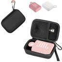 JBL GO 4 / GO 3 Bluetoothスピーカー専用収納ケース 保護ケース JBL GO4 / JBL GO3ハードケース用 ストラップとカラビナバックル付き JBL GO 4 GO 3ポータブルスピーカーアクセサリー用 (ブラック)