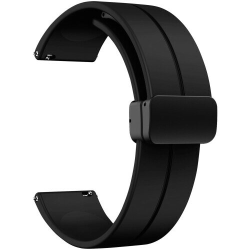 (MosFoil) 時計バンド 18mm 20mm 22mm 交換バンド シリコン製 磁気バックル付き 18ミリメートル 20ミリ..