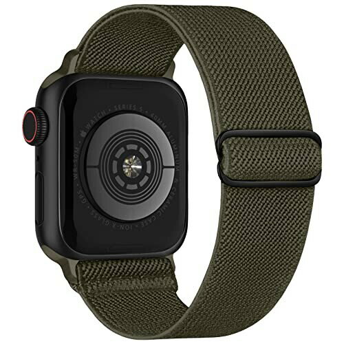 コンパチブル Apple watch バンド 41mm 40mm 38mm 交換用 ナイロン製弾性バンド アップルウォッチベルト スポーツバンド 長さ調整可能 柔らかい 通気 防汗 iWatch Series Ultra 8 7 6 5 4 3 2 1 SEに対応 ア