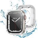 Kawoco アップルウォッチ 保護 カバー 40mm 薄型 防水 強化ガラス Apple Watch 一体型 二重構造 ケース Series 6 5 4 SE...