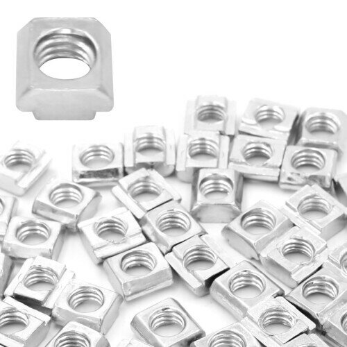 winova 50個入 M6 Tスライダー Tスロットナット スライダーナッ T-ナット 炭素鋼製 20レールアルミフレ..