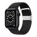 コンパチブル apple watch バンド iwatch バンド ブレイデッドソロループ 編組バンド 長さ簡単調節 工具不要 apple watch ultra/8/7/6/5/4/3/2/1/SEに対応 38mm 40mm 41mm 42mm 44mm 45mm 49mmアップルウォッチ バ