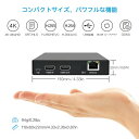 DDMALL H.265 H.264 ライブストリーミングエンコーダー、4K @60Hz HDMI 入力、リアルタイム 4K ローカルループアウト、Facebook、YouTube、Twitch、IPTV 用 HDMI ビデオエンコーダー、モデル HEV-10