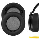 Geekria イヤーパッド QuickFit 互換性 パッド コルセア Corsair Virtuoso PRO ヘッドホンに対応 パッド イヤー/イヤーカッププロテインレザー (黒)