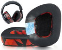 SOULWIT 冷却ジェルパッド イヤーパッド イヤークッション for Turtle Beach Stealth 600 Gen 2/600 Gen2 USB/600 Gen 2 MAX/600 Gen3(600XB)/500 XBとの互換性があり 交換パッド ヘッドパッド 冷感 パッド レッドス(2)