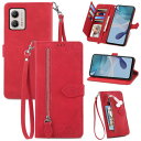 for Moto G53J / Moto G53Y 5G ケース 手帳型 ビジネスフリップノートレザーケースシンプルなレトロなファッション携帯電話ケース防水と汚れた携帯電話ケース多機能財布収納付きスタンド携帯