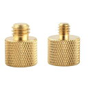 カメラネジ変換アダプター Deear 3/8"オスから1/4"メスへ変換 ＋ 1/4"オスから3/8"メス マイクアクセサリ 変換ネジアダプター 連結ネジ 固定ネジアダプター 撮影補助ツール 金色 2個入り 銅製 【高品質】精度の高い仕上げなので、細部まで使いやすさを追求しつつ、機材の組み替えに大活躍です。耐久性と安定性は高くて、軽量化して、取り付けも簡単。 【材質】銅製で長持ちする品質と耐久性を備えている。美しいデザインと強度を保ちながら、軽量でカメラリグは拡張性を向上する革新的なルーツです。撮影の際にとっても便利なアイテムです。 【適用】三脚/一脚取付ネジ、自撮り棒、カメラフラッシュライト、雲台などの撮影用機材はもちろん、撮影スタジオの専門機材も対応できます。例えばジッツオ・マンフロット・ベルボン・ベンロのネジ変換もサポートしています。 【商品説明】本製品は3/8"オス変換1/4メスのネジ(1個)と1/4"オス変換3/8"メスのネジ(1個)のセットです。良い加工精度&鋼性です。組み合わせて使用でき、1/4"と3/8"の間の自由変換を実現しました。銅制で耐久性のあります。カメラ三脚、一脚、雲台アクセサリーなどに対応可能です。それぞれネジの高さは約13mmです。取付は非常に簡単です。 【サービス】弊社は製品に絶対の自信を持っています。何かご不明がございましたら、どうぞお気軽にメールで私にお問い合わせてください。もし何らかの理由でカードが機能しない、エラーがある、または破損した場合、30日間の払い戻し、または返品の保証を提供します、顧客の満足度は私たちの目標です。 説明 【高品質】精度の高い仕上げなので、細部まで使いやすさを追求しつつ、機材の組み替えに大活躍です。耐久性と安定性は高くて、軽量化して、取り付けも簡単。 【材質】銅製で長持ちする品質と耐久性を備えている。美しいデザインと強度を保ちながら、軽量でカメラリグは拡張性を向上する革新的なルーツです。撮影の際にとっても便利なアイテムです。 【適用】三脚/一脚取付ネジ、自撮り棒、カメラフラッシュライト、雲台などの撮影用機材はもちろん、撮影スタジオの専門機材も対応できます。例えばジッツオ ■マンフロット ■ベルボン ■ベンロのネジ変換もサポートしています。 【商品説明】本製品は3/8"オス変換1/4メスのネジ(1個)と1/4"オス変換3/8"メスのネジ(1個)のセットです。良い加工精度&鋼性です。組み合わせて使用でき、1/4"と3/8"の間の自由変換を実現しました。銅制で耐久性のあります。カメラ三脚、一脚、雲台アクセサリーなどに対応可能です。それぞれネジの高さは約13mmです。取付は非常に簡単です。 【サービス】弊社は製品に絶対の自信を持っています。何かご不明がございましたら、どうぞお気軽にメールで私にお問い合わせてください。もし何らかの理由でカードが機能しない、エラーがある、または破損した場合、30日間の払い戻し、または返品の保証を提供します、顧客の満足度は私たちの目標です。 商品コード59067924098商品名カメラネジ変換アダプター Deear 3/8&quot;オスから1/4&quot;メスへ変換 ＋ 1/4&quot;オスから3/8&quot;メス マイクアクセサリ 変換ネジアダプター 連結ネジ 固定ネジアダプター 撮影補助ツール 金色 2個入り 銅製型番xiangjiluomu-goldカラー3/8&quot;オスから1/4&quot;メスへ変換 ＋ 1/4&quot;オスから3/8&quot;メス【ゴールド】2個セット※他モールでも併売しているため、タイミングによって在庫切れの可能性がございます。その際は、別途ご連絡させていただきます。※他モールでも併売しているため、タイミングによって在庫切れの可能性がございます。その際は、別途ご連絡させていただきます。