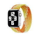 コンパチブル apple watch アップルウォッチ用バンド iwatch 柔らかいシリコーン糸混紡リサイクルヤーン素材 ブレイデッドソロループ 編組バンド apple watch ultra3/ultra2/ultra/10/9/8/7/6/5/4/3/2/1/SEに