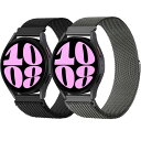 2枚 ラグ幅20MMのみ コンパチブル Galaxy Watch 7/6/5/4 40mm 44mm バンド/galaxyウォッチ 6 Classic 43mm...