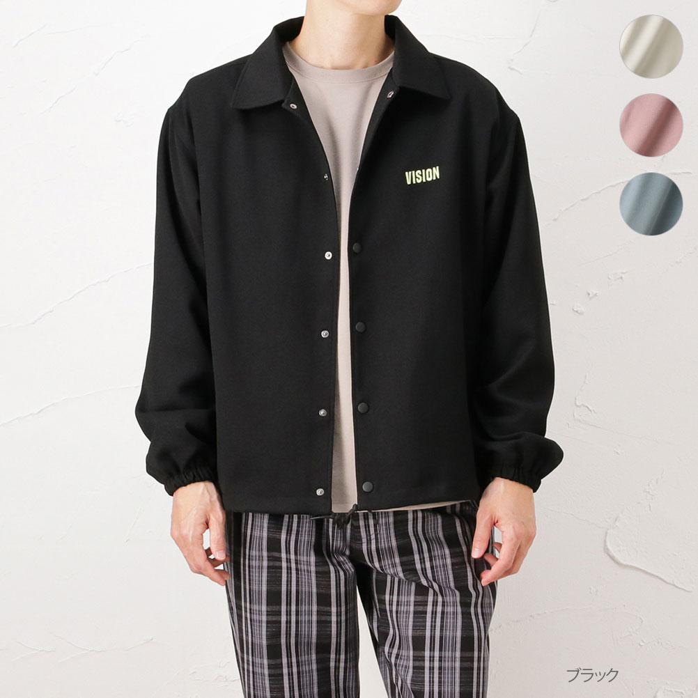 [今だけ全品P10倍＆5％OFFクーポン]あす楽 ブルゾン ジャケット メンズ ライトアウター アウター ドロップショルダー スナップボタン ユニセックスのサムネイル