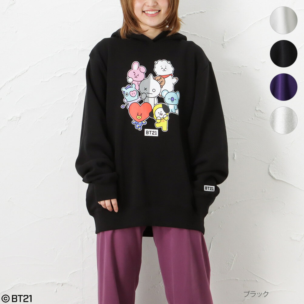 ビーティーイシビル BT21 プルパーカー スウェット レデ