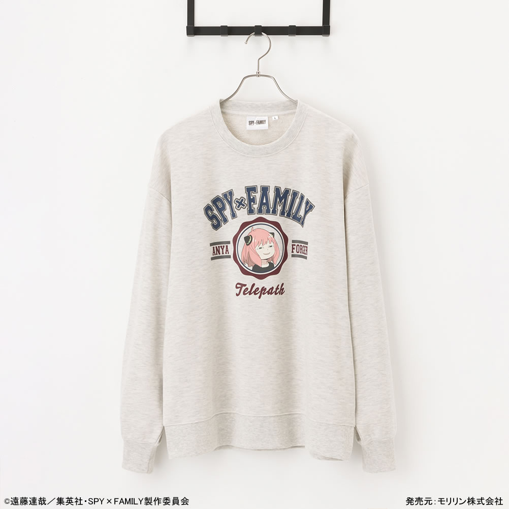 [選べる全品対象2種クーポン5/29まで]あす楽 スパイファミリー SPY×FAMILY トレーナー スウェット メンズ 裏毛 プリント ロゴ トップス キャラクター 袖口リブ ゆったり プルオーバーのサムネイル