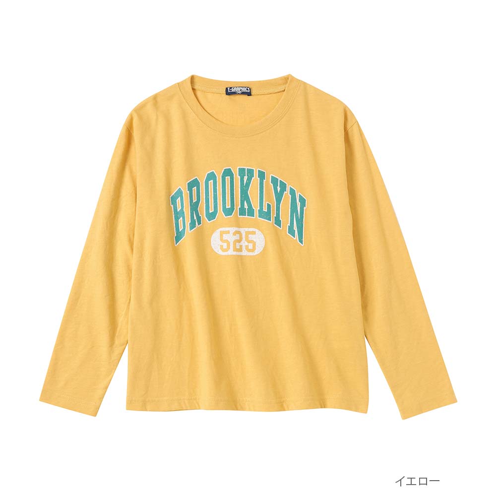 [特別価格][更にクーポンで割引]長袖Tシャツ ロンT キッズ 子供 男の子 ボーイズ トップス ロゴ プリント クルーネック アメカジ カットソー