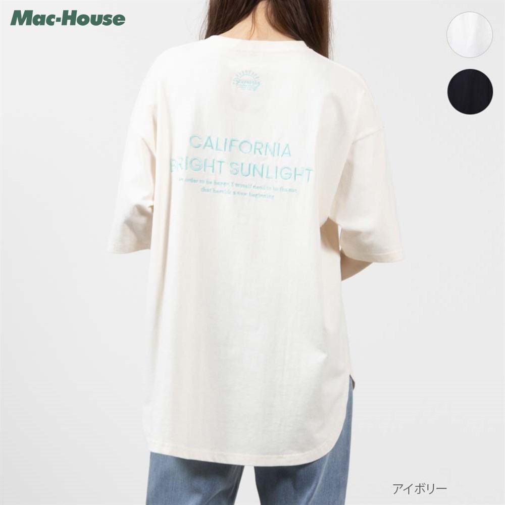 半袖Tシャツ 5分袖 綿100% コットン レデ...の商品画像