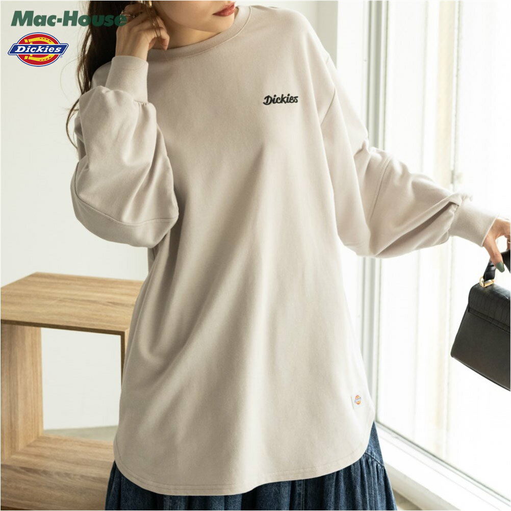 [今だけ！最大10％OFFクーポン]ディッキーズ Dickies チュニック 長袖Tシャツ トレーナ