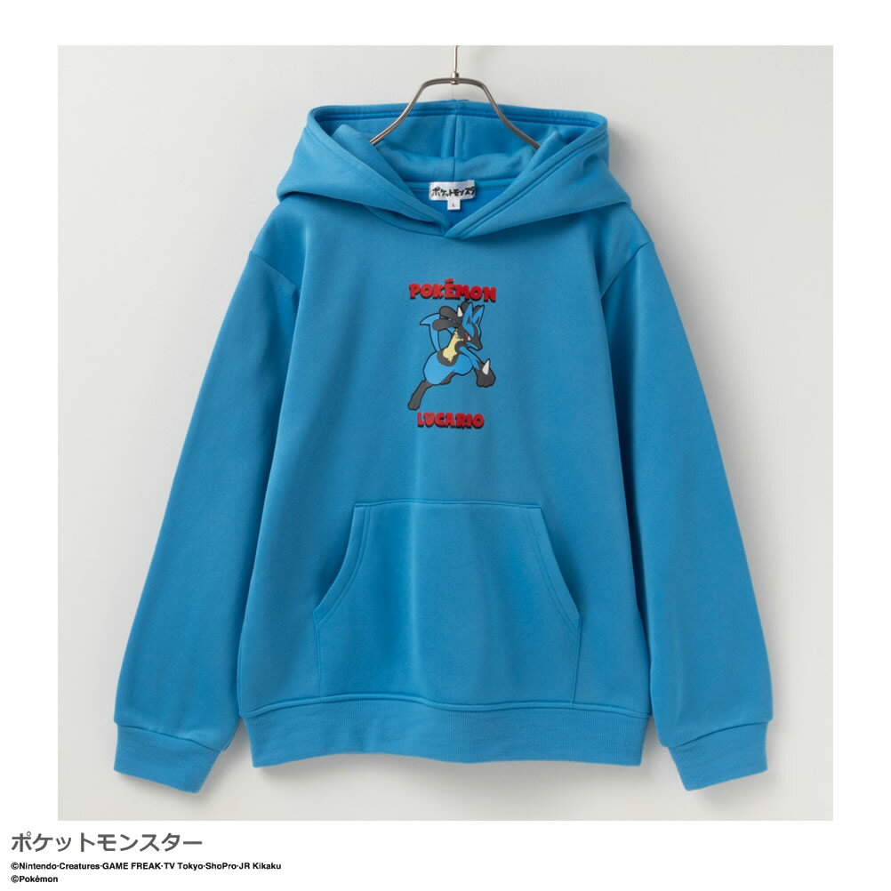 ポケットモンスター パーカー スウェット 裏起毛 キッズ 子供服 男の子 ボーイズ トップス ビッグシルエット ゆったり 暖かい プリント プルオーバー ポケモン [選べる福袋対象]のサムネイル