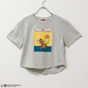 2点以上10％OFFクーポン4/30 10時まで トムとジェリー Tom and Jerry 半袖Tシャツ 綿100 コットン キッズ 子供服 女の子 ガールズ トップス ゆったり プリント ロゴ キャラクター 裾ラウンド クルーネック カットソー