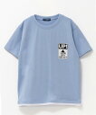 半袖Tシャツ 綿100％ コットン キッズ 子供服 男の子 ボーイズ トップス フェイクレイヤード バックプリント クルーネック カットソー