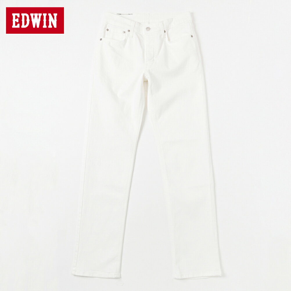 [今だけ！3点以上15％OFFクーポン]エドウィン EDWIN ストレートパンツ カラーパンツ デニムパンツ ジーンズ ジーパン メンズ ストレッチ 伸縮性 ボトムス ポケット タグ ロングパンツ