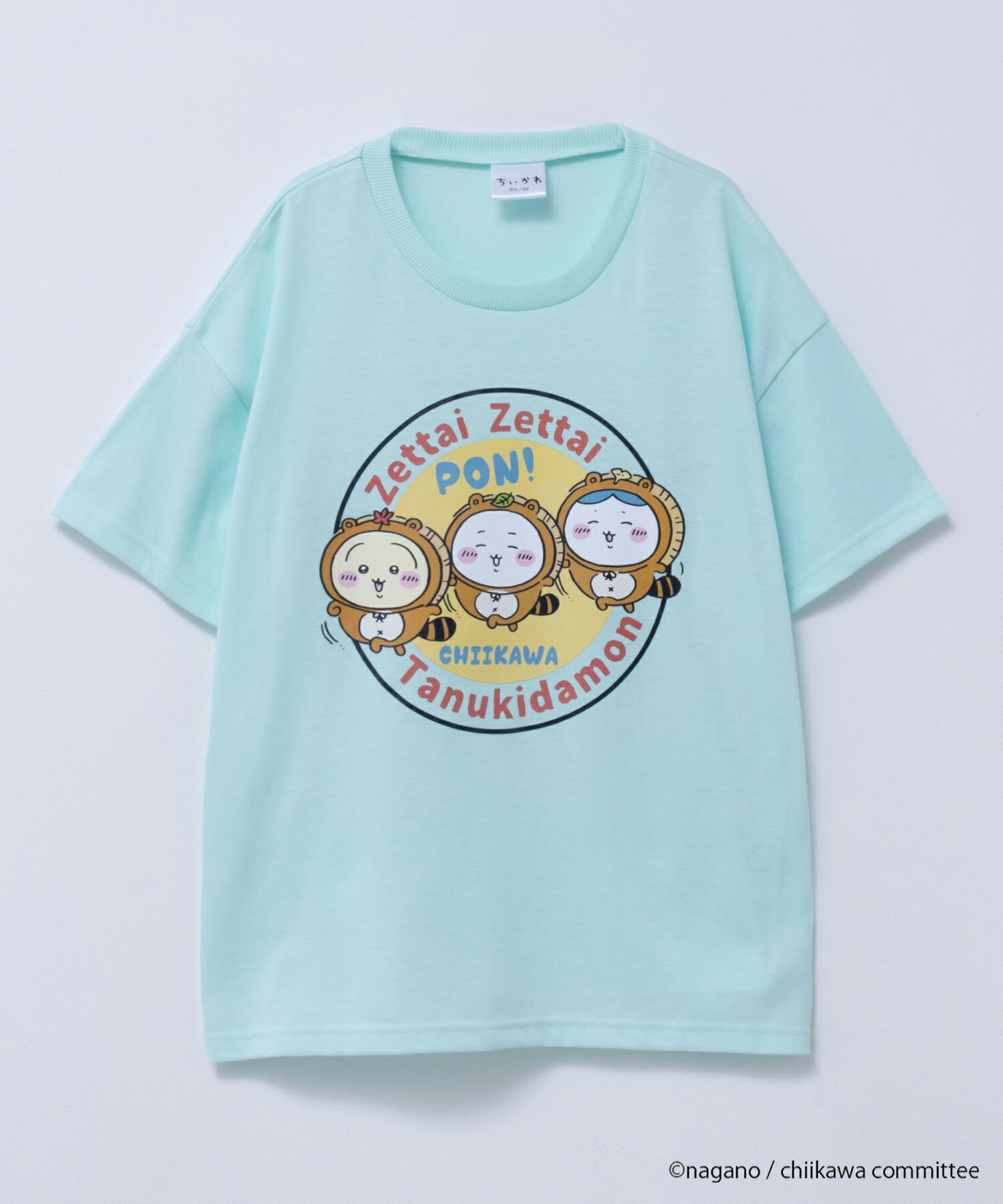 [全品対象★最大25％OFFクーポン8/23まで]ちいかわ 半袖Tシャツ キッズ 子供服 女の子 ガールズ トップス キャラクター プリント クルーネック カットソーのサムネイル