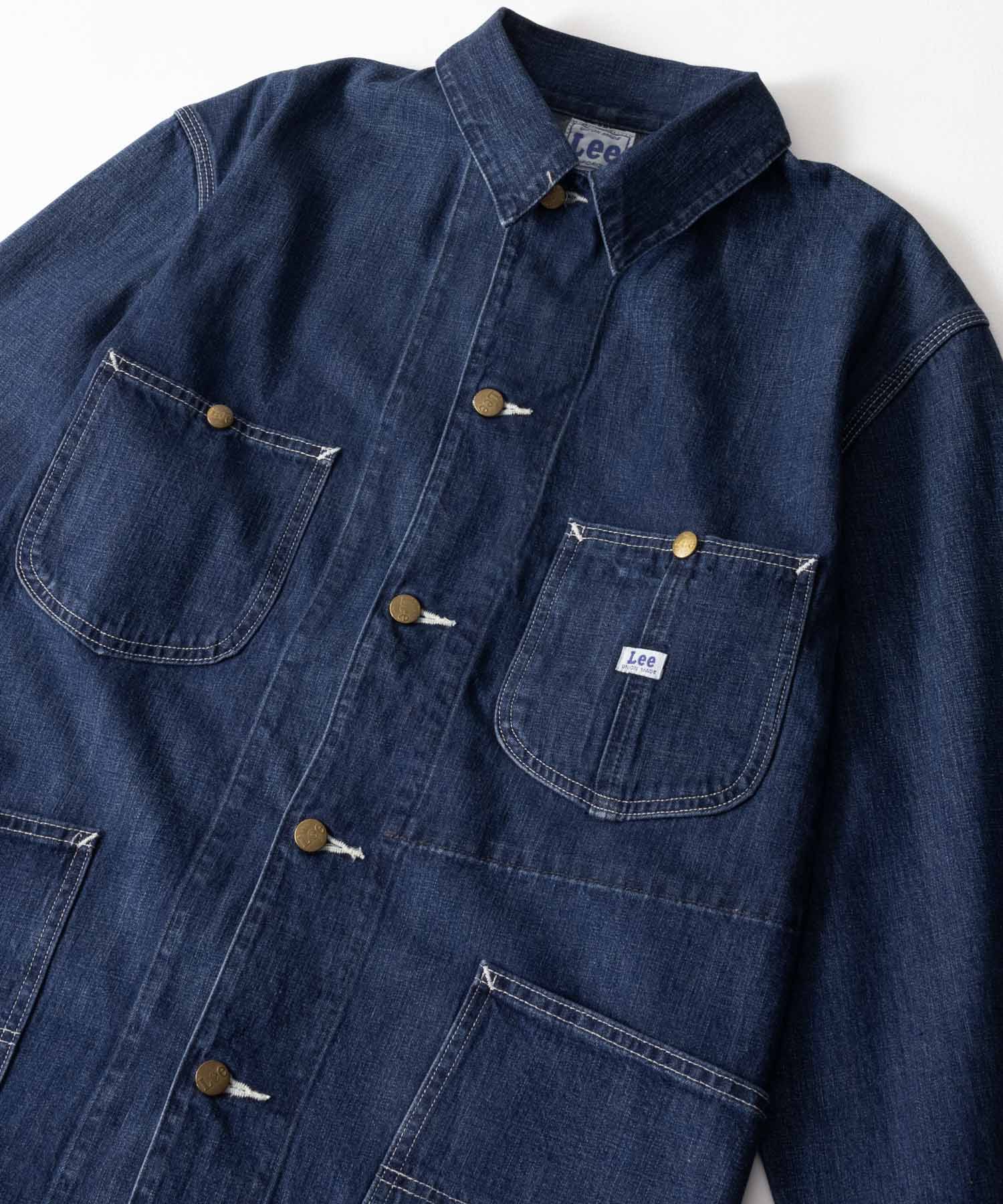 [期間限定★最大15％OFFクーポン]リー Lee デニムジャケット Gジャン ロコジャケット メンズ 綿100％ コットン ワイドシルエット ゆったり アウター ポケット ジャケットのサムネイル