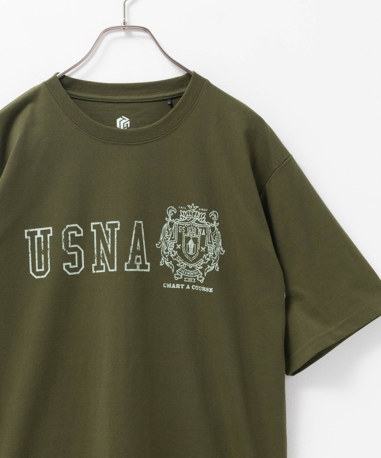 楽天Mac-House楽天市場店[今だけ！最大800円OFFクーポン]Tシャツ メンズ 半袖 綿混 トップス ミリタリープリント 白 クルーネック カットソー ユニセックス レディース