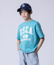 Tシャツ 子供服 男の子 キッズ 半袖 綿100% コットン ボーイズ トップス カレッジ クマ プリント ビッグシルエット ゆったり ネームタグ 通学 通園 ...