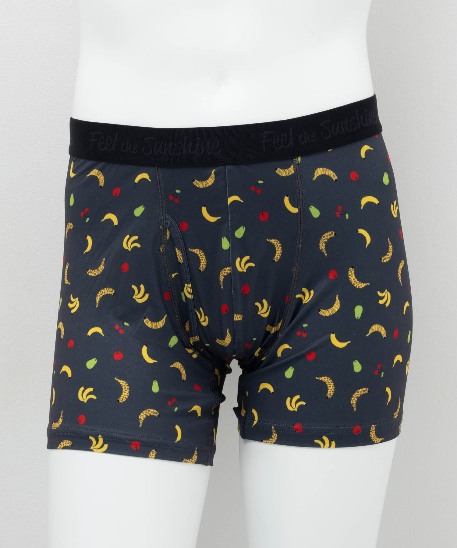 [今だけ！全品10％OFFクーポン]ボクサーパンツ メンズ 通気性 吸水速乾 抗菌 防臭 ストレッチ ドライ アンダーウェア インナー 下着 肌着 フルーツ柄 くだもの柄 総柄