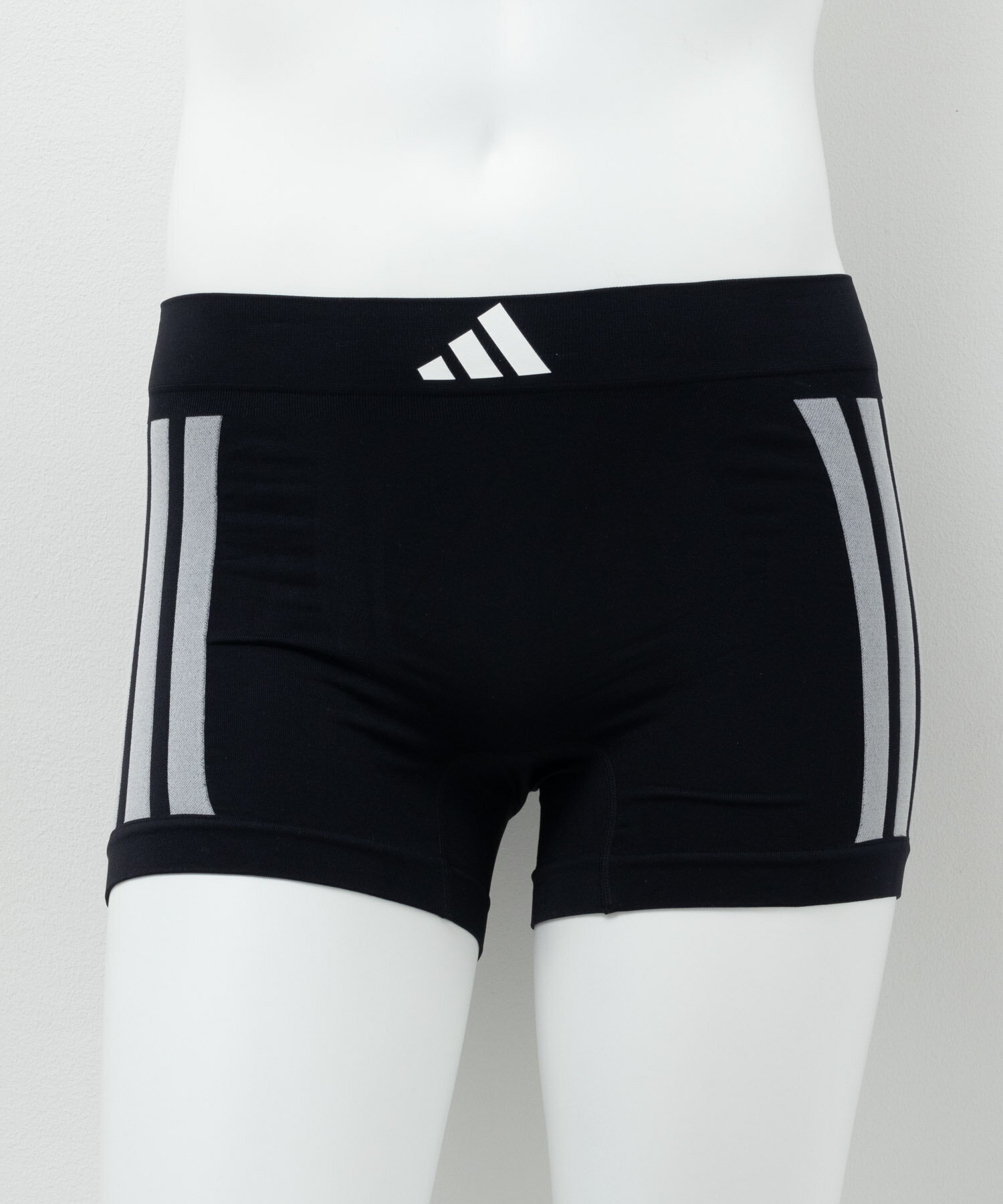 [今だけ！全品10％OFFクーポン]アディダス adidas ボクサーパンツ メンズ アンダーウェア 吸水速乾 ストレッチ インナー 下着 肌着 ロゴ スリーストライプ 3本線 黒 下着 肌着 インナー