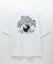 Tシャツ メンズ 半袖 綿100% コットン トップス タギング おばあちゃん ラバープリント 発泡プリント 白 黒 クルーネック カットソー ユニセックス レ...