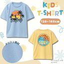 Tシャツ 子供服 男の子 キッズ 半袖 ボーイズ トップス メッシュ ドライ 速乾 サーフ プリント ネームタグ クルーネック カットソー 通園 通学