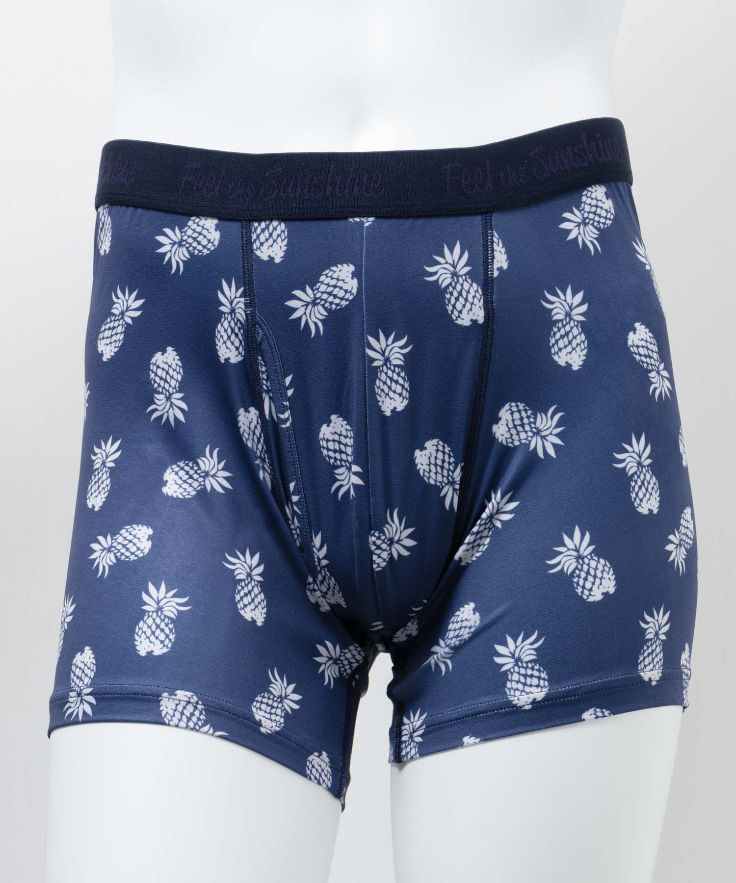 [今だけ！全品10％OFFクーポン]ボクサーパンツ メンズ 通気性 吸水速乾 抗菌 防臭 ストレッチ ドライ アンダーウェア パイナップル柄 総柄 下着 肌着 インナー