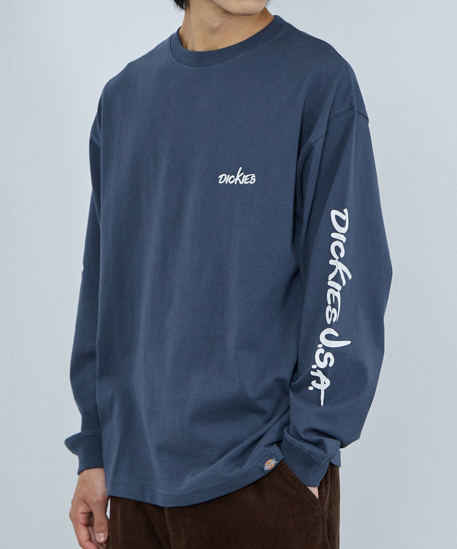 楽天市場】メンズ 白 長袖tシャツ 袖プリントの通販