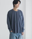 Tシャツ ロンT メンズ 長袖 ポンチ素材 UVカット 冷感 ドライ ドロップショルダー 大きめ ゆったり トップス 胸ポケット 無地 白 黒 カラバリ豊富 クルーネック カットソー ユニセックス レディース
