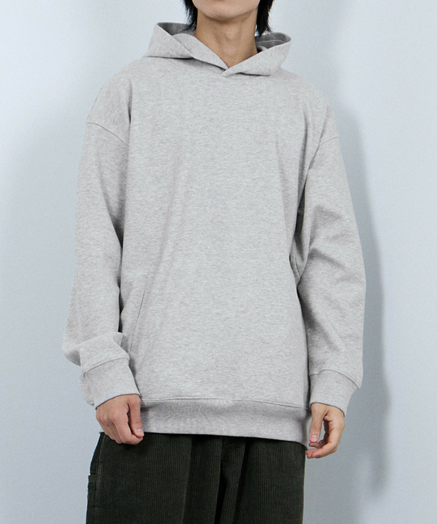 [今だけ！3点以上15％OFFクーポン]アーバンコレクション URBAN COLLECTION パーカー メンズ スウェット ワイドシルエット 大きめ ゆったり トップス ポケット 無地 黒 プルオーバー プルパーカー ユニセックス レディース