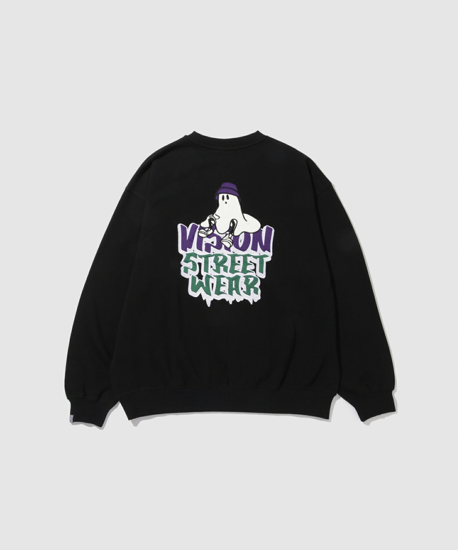 [今だけ！最大25％OFFクーポン]ヴィジョンストリートウェア VISION STREET WEAR トレーナー メンズ スウェット ルーズシルエット 大きめ ゆったり トップス ロゴ キャラクター 刺繍 白 黒 プルオーバー ユニセックス レディース