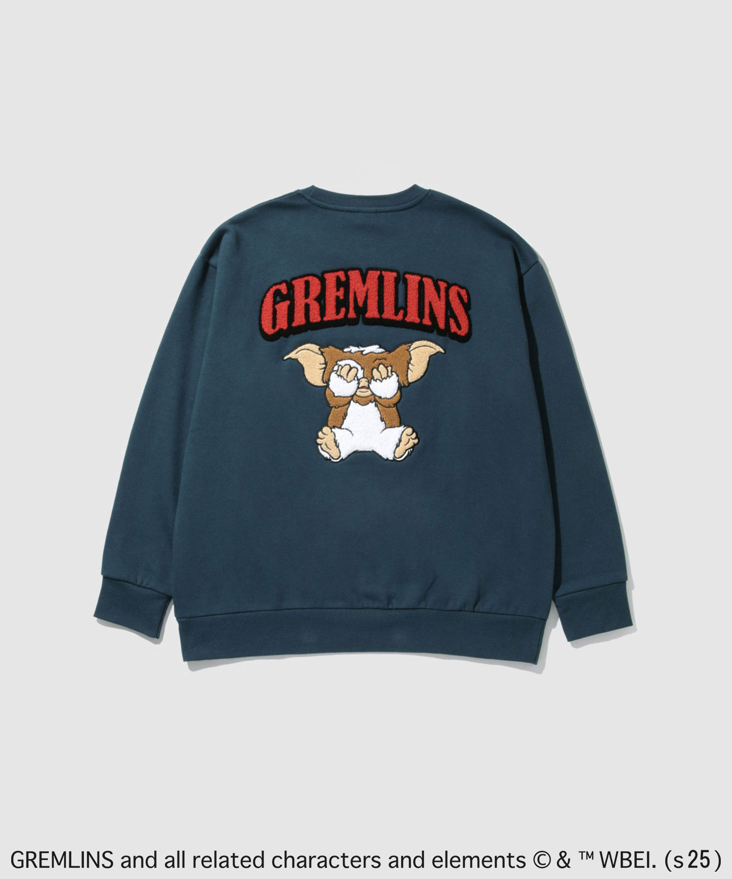 [今だけ！最大25％OFFクーポン]グレムリン GREMLINS 裏起毛 トレーナー メンズ スウェット ギズモ あったか 暖か 抗ピル トップス キャラクター サガラ刺繍 白 プルオーバー ユニセックス レディース