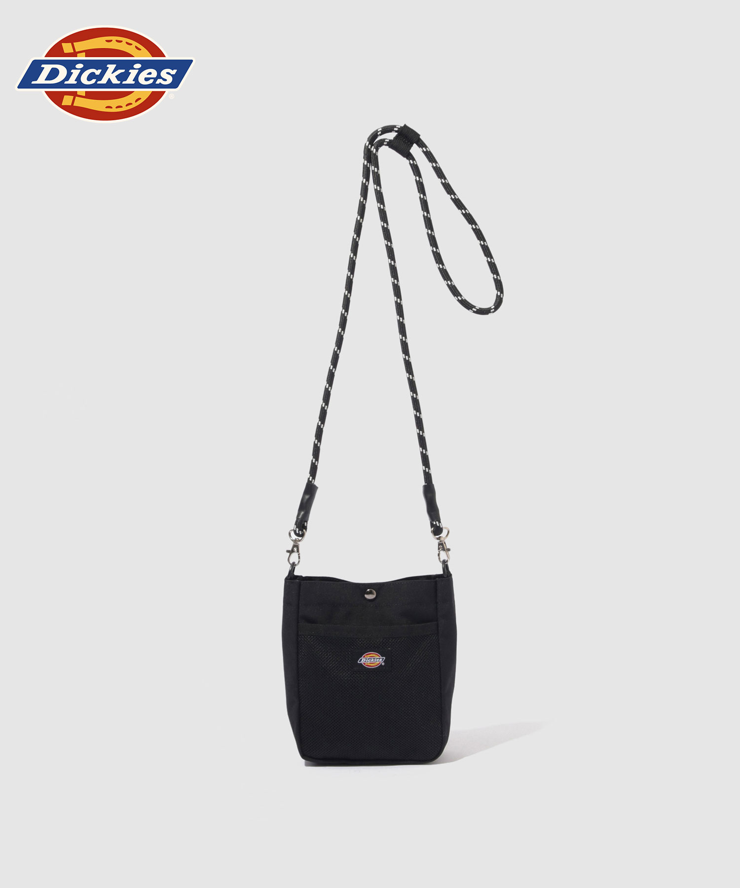 [全品P5倍＆最大25%OFFマラソンクーポン]ディッキーズ Dickies ショルダーバッグ サコッシュ メンズ レディース ロープショルダー 軽量 合皮 ブランド ロゴ 黒 鞄 バッグ かばん