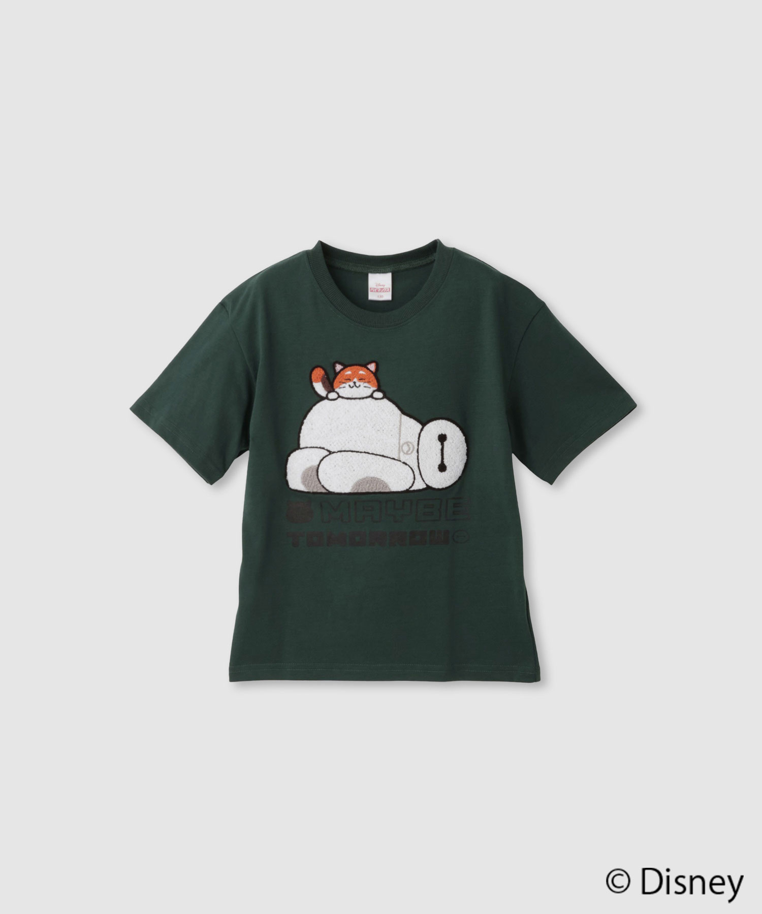 [今だけ！最大20％OFFクーポン]ディズニーDisney『ベイマックス』 / Tシャツ 子供服 男の子 女の子 キッズ 半袖 ボーイズ ガールズ ユニセックス トップス キャラクター サガラ刺繍 クルーネック カットソー