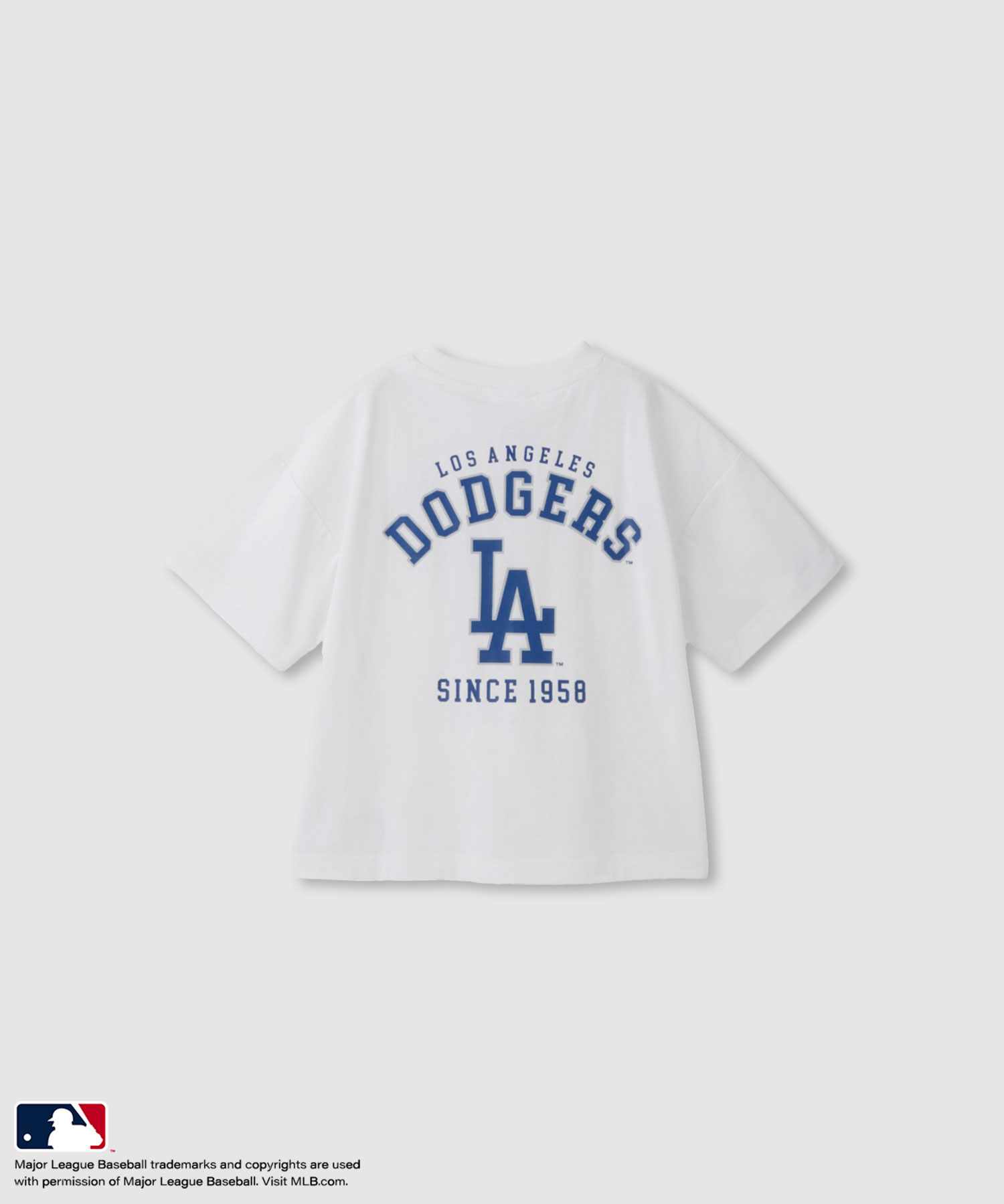 [20日P5倍！更にクーポン割]メジャーリーグベースボール MLB Tシャツ 子供服 男の子 キッズ 半袖 ボーイズ トップス 球団 野球チーム プリント 黒 白 クルーネック カットソー
